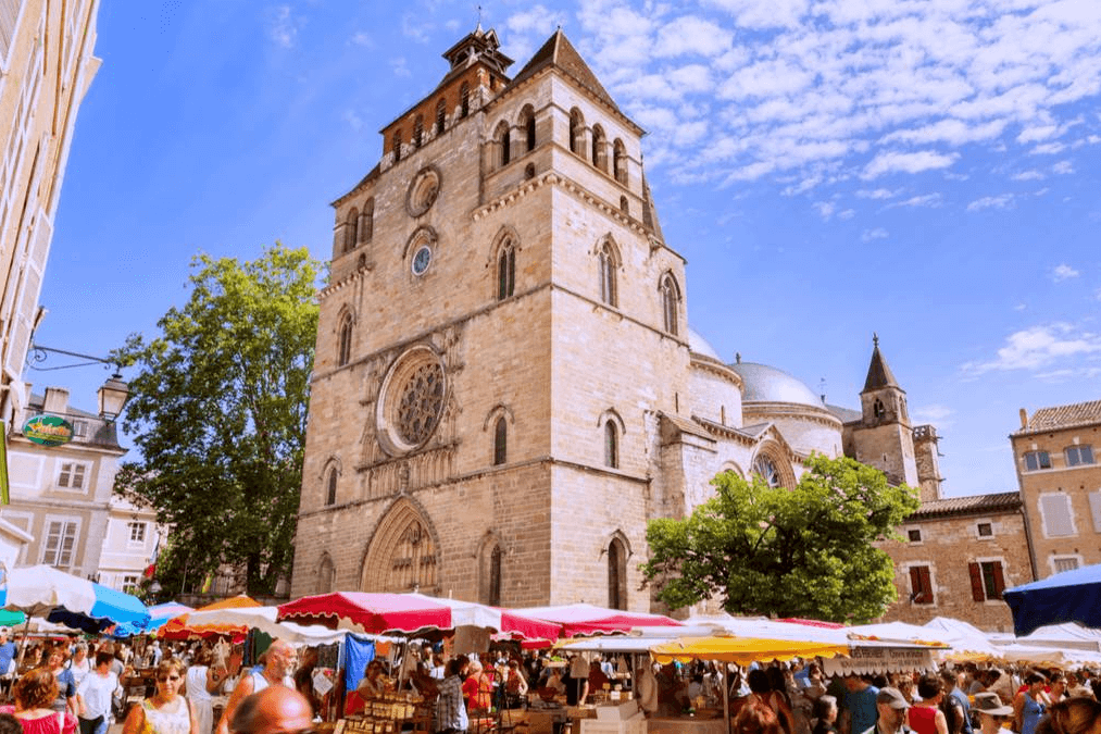 Vrijdagmarkt in Prayssac